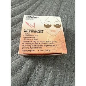 LA Splash Cosmetics Caffeine De-Puffing Jelly Eye Masks‎ 30 Pcs/15 pairs NIB